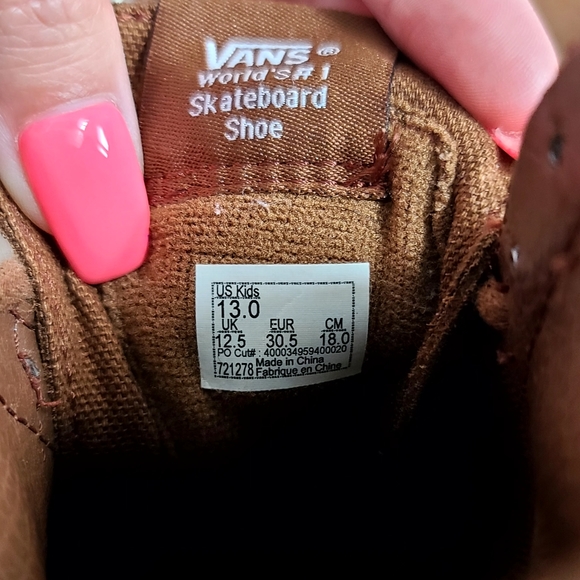 Vans Off the Wall Fringe Skate shoe - Picture 5 of 5